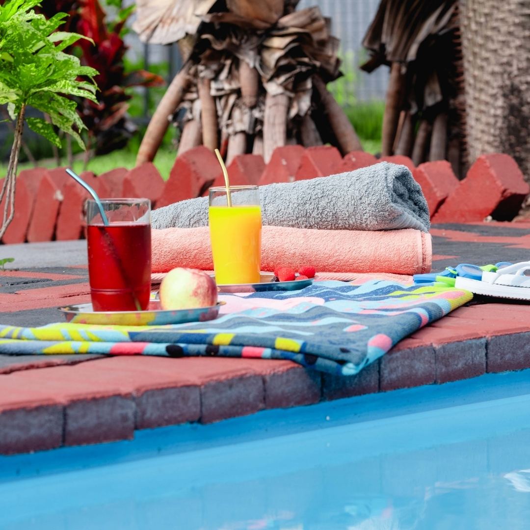 Serenity by the pool — lush garden escape